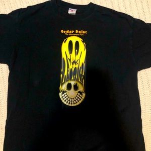 Cedar Point Smile Graphic Tee Size 2XL